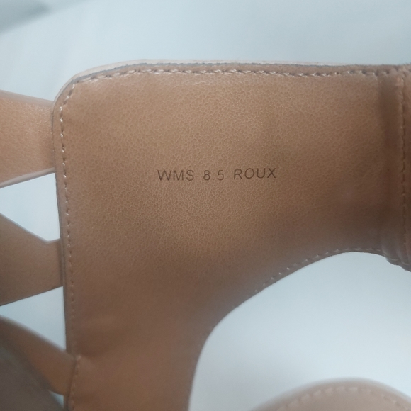 Report women's roux criss cross strap block heel 8.5 - Picture 7 of 7